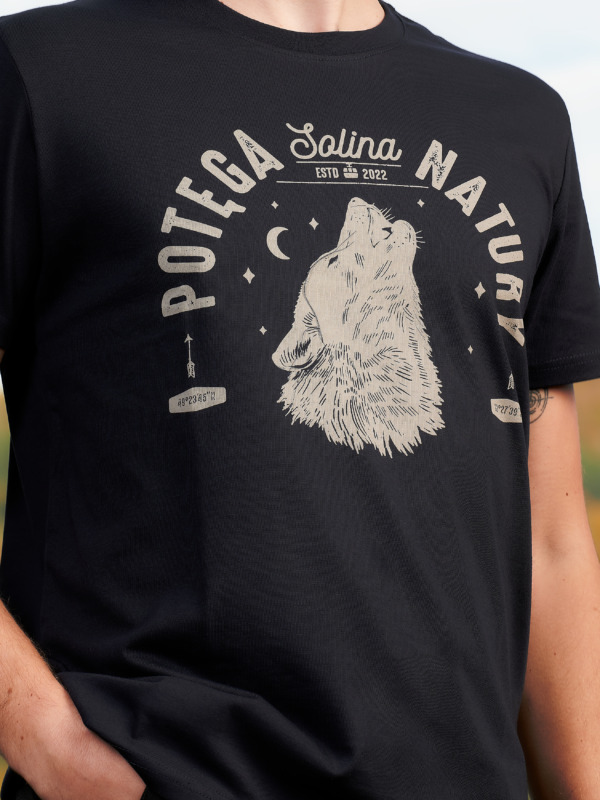 T-shirt męski wilk | Solina | Bieszczady